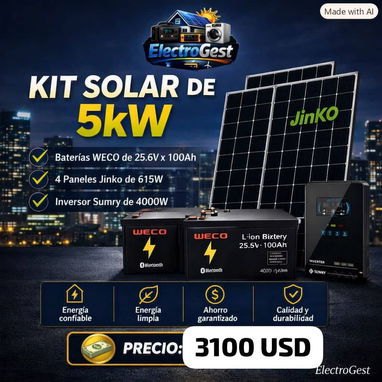 🌞 KITS SOLARES 🌞 2.5, 5 y 10 kW - 5/6