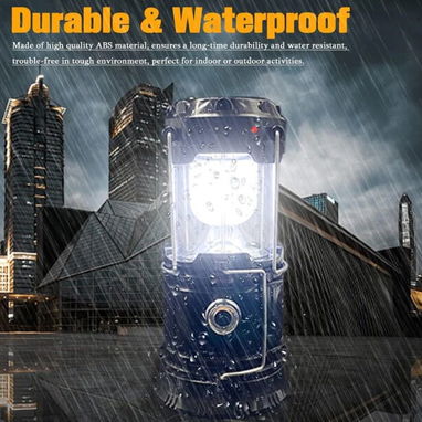 Linterna LED Solar Plegable Hakol BH-688 | Recargable USB | Emergencias y Camping | Envío* + Garantía** - 9/9