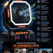 Ventilador Recargable F22 de 40 000 mha El mejor del mercado! • Duración de hasta 128 horas en primera velocidad y 31 - Img 57858240