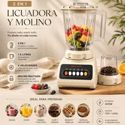 🥤 Licuadora y Molino 2 en 1  💰  35 USD   ✨ Versatilidad y potencia para tu cocina en un solo equipo. 📞56249037 - Img 55616348