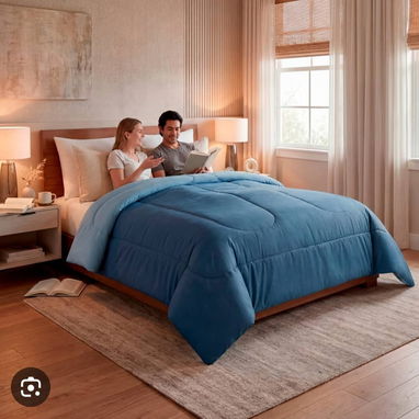 🚨Edredon full (solo el edredon) 👁️👀 ✅Medida: 76" x 86" en pulgadas  100% MICROFIBRA  100% polyester - 3/6