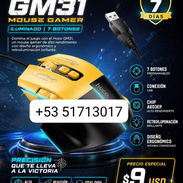 Mouse Gamer con Cable GM31 Iluminado | 7 Botones - Img 57029058