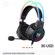 CASCOS RGB ONIKUMA X15 PRO Precio: 30 USD Garantía: 30 días - Img 55130136