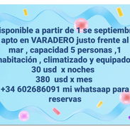 Rento mi apto en bajos en VARADERO centro justo frente a la playa whatsaap +34 602686091 - Img 56798983