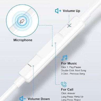 Audífonos USB-C Micrófono y Control Volumen (Pack 2) | videojuegoshabana.com - Img 123184130