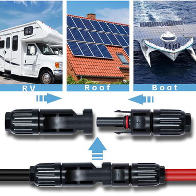CONECTORES PARA CABLES DE PANELES SOLARES XT60i , IP67 - 2/5