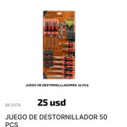 Juego de destornillador 50 pcs - Img 56678890
