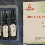 Hierro Dextran 100mg /2ml caja de 3 ampulas 15usd - Img 57019903