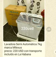 Lavadora semiautomática marca Milexus 7 kg - Img 50024337