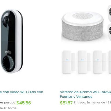 Sistemas de cámara de seguridad y protección / Timbre inteligente con video / CCTV / Alarma - 4/5
