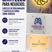 Carteles para negocios: Carteles Retroiluminados y Carteles de Vinilo sobre Acrílico - Img 57364862