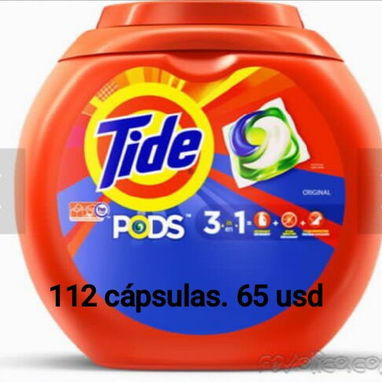 Cápsulas de lavar Tide, Ariel, UltraClean y Downy. Mensajería opcional - 4/7