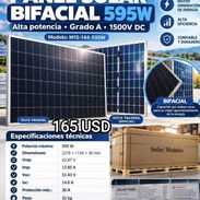 Paneles Solares de 595w en 165 usd con garantía y mensajería gratis en toda la Habana y en menos de 24h - Img 58015104