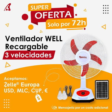 VENTILADORES + Recargables Nuevos a estrenar + GARANTIA 51-000-370 Carlos. - Img 96706379