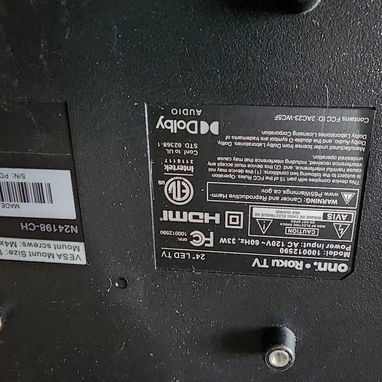 Vendo Televisor Monitor, de 24 Pulgadas, marca Onn Roku, es nuevo, no se ha usado - Img 127035794