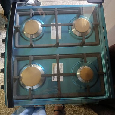 Cocina híbrida marca EON con horno eléctrico y 4 hornillas - 3/3