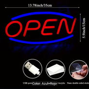 Cartel open lumínico ideal para negocios - Img 55768639