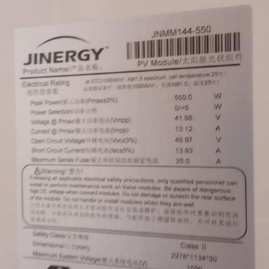 PANELES JINERGY - 2/2