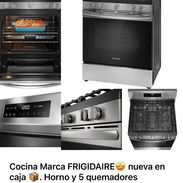 Cocina marca FRIGIDAIRE. Un horno y 5 quemadores. Nueva en caja. Transporte gratis en toda la Habana - Img 45504267