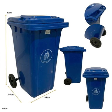 Cestos de basura grandes con ruedas ⭐️Domicilio Gratis⭐️ - Img 118026289
