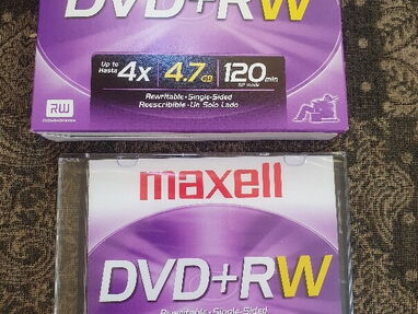 3 usd la caja de 5 DVD+RW MAXELL de 4.7 GB - 120min. Regrabables. New!! - Img main-image