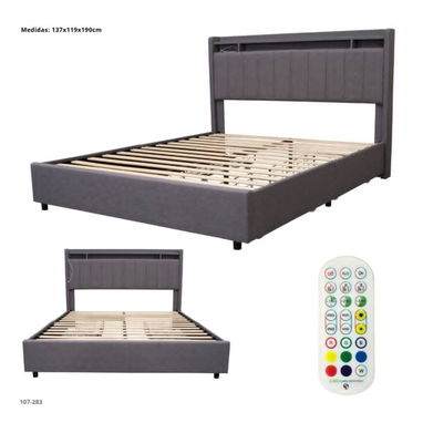 Cama camera FULL con 4Gavetas - 2/2
