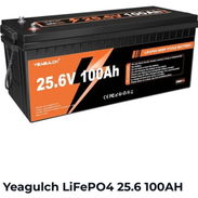 Yeagulch Batería de Litio LiFePO4 24V 100Ah con BMS 100A, 2560Wh - Img 56818719