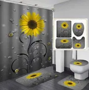 JUEGOS DE SET DE ALFOMBRAS CON CORTINAS DE BAÑO.KEDAN POCAS - Img 48598966