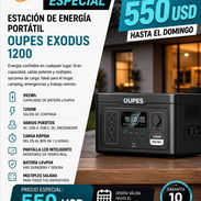 ⚡ OFERTA ESPECIAL Vendo Estación de Energía OUPES EXODUS 1200W ⚡️ - Img 56376231