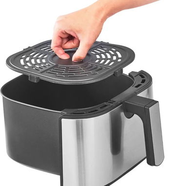 🍟 Freidora De Aire Bella PRO 6QT Acero Inoxidable Con Pantalla Táctil, Canasta Extraíble 🧼 Envío* + Garantía** - Img 97713939