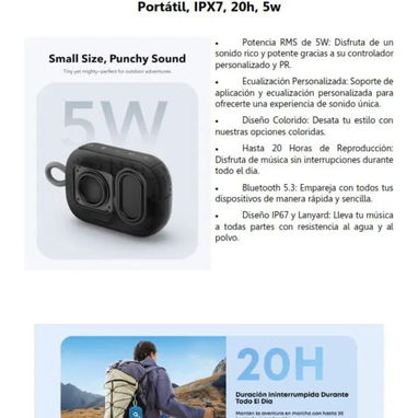 Bocina con Bluetooth - 2/2