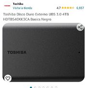 Toshiba Disco Duro Externo UBS 3.0 4TB - Img 45763400