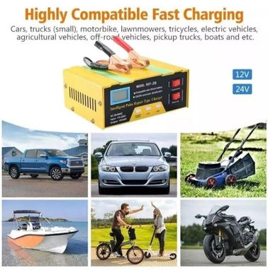 Tunder Cargador inteligente de Batería 12V/24V hasta 200 Amperes, Litio de 12.6v - Img 96862615