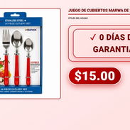 JUEGO DE CUBIERTOS MARWA DE 24 PIEZAS - Img 58229734