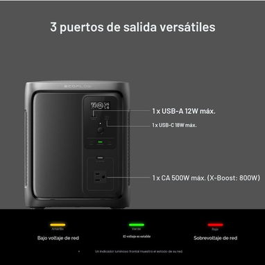 ECOFLOW Estación de energía portátil DELTA 3 1000 Air - 6/9