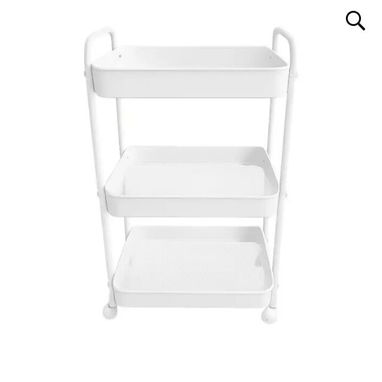 Organizador multifuncional con ruedas, 3 cestas  Precio. US$30.00. Excelente propuesta para espacios reducidos - 3/4