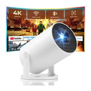 Proyector portátil ClokoWe HY300 PRO+ con WiFi y Bluetooth de hasta 200 pulgadas - Img 56891327