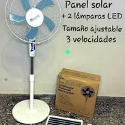 Ventilador recargable, con panel solar - Img 55705474