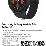 !!Smart Watch/Samsung Galaxy Watch 5 Pro (45mm) Display: 1.4", 450x450px. Cristal de Zafiro, AlwaysOnDisplay!! - Img 45732470