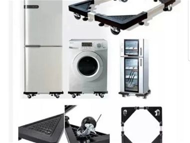 Soporte móvil ajustable para fríos, aires y lavadoras - Img main-image