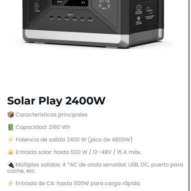 Ecoflow Delta 2/ Delta 3 Classic/ Delta 3/ Delta 3 y 2 Max , Batería Extra de Ecoflow Delta 2 y Delta 3, Inversor 4000w - Img 127525791