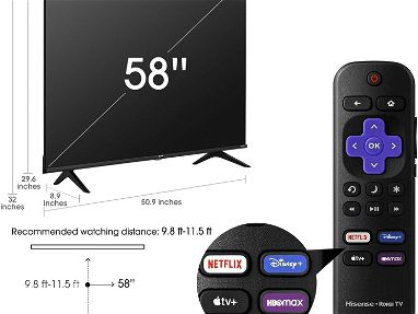 Televisor Hisense R6 70 pulgadas 4K Roku Smart TV LED "Nuevo 0KM Sellado" - Img 64816131