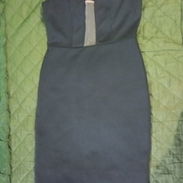 Vestido negro con escote de maya. Talla S - Img 54402219