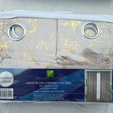 Juego de 2 Cortinas Estampadas Blackout (CV) - 5/5
