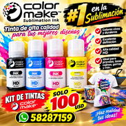 Kit de tintas Color make HD de sublimar - Img 57636867