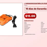 CARGADOR DE BATERÍA 21V FD25402110 . - Img 57101691