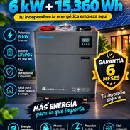 Kit inversor 6kw Batería 15kw Infinisolar, Must, Paneles Solares 600W - Img 57274521