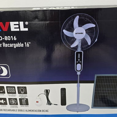 🔋65 USD🔋 VENTILADOR RECARGABLE STAVEL. MENSAJERÍA CON FACTURA Y GARANTÍA. TLF 54833699 - Img 107579332
