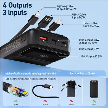 🔋⚡ Power Bank 49800mAh – Energía sin límites ⚡🔋 - Img 112746963