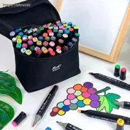 Estuche de plumones de 80 unidades doble punta - Img 55363378
